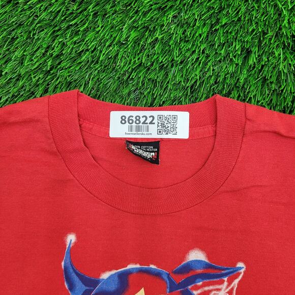 Vintage 1989 Vicious-Rumors Shirt Womens XL 22x18 Crop-Top - Picture 8 of 14